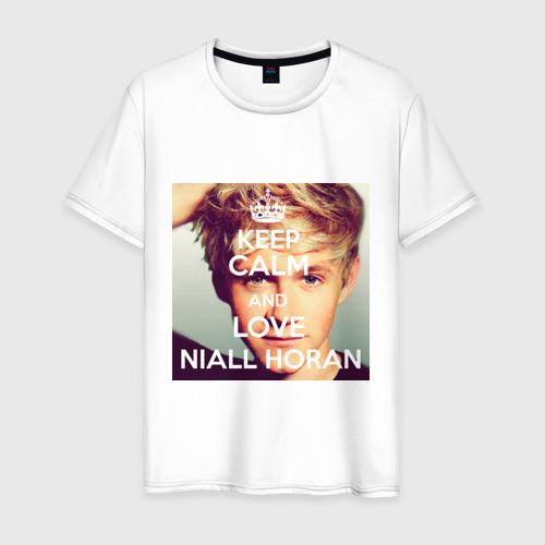 Мужская футболка хлопок Keep calm and love Niall Horan