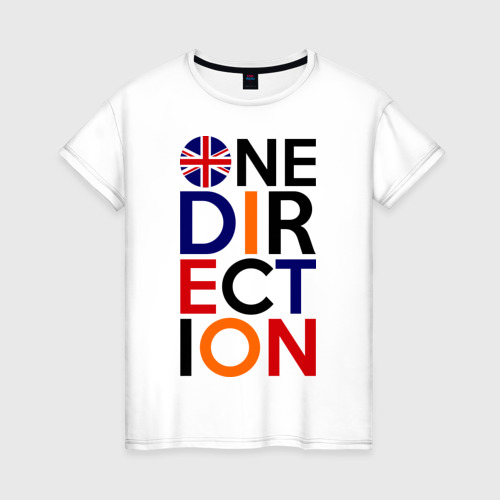 Женская футболка хлопок One direction
