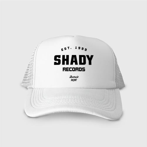 Кепка тракер с сеткой Shady records, цвет белый