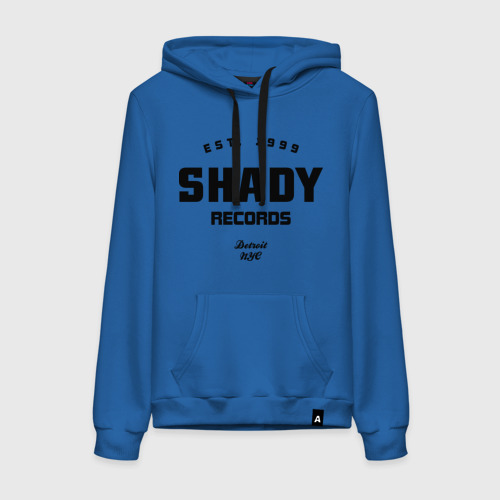 Женская толстовка хлопок Shady records, цвет синий