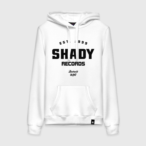 Женская толстовка хлопок Shady records, цвет белый