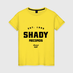 Женская футболка хлопок Shady records