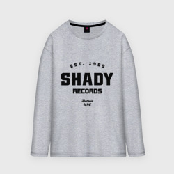 Женский лонгслив oversize хлопок Shady records