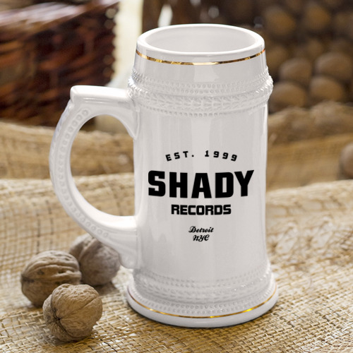Кружка пивная Shady records - фото 4