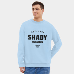 Мужской свитшот oversize без начеса хлопок Shady records - фото 2