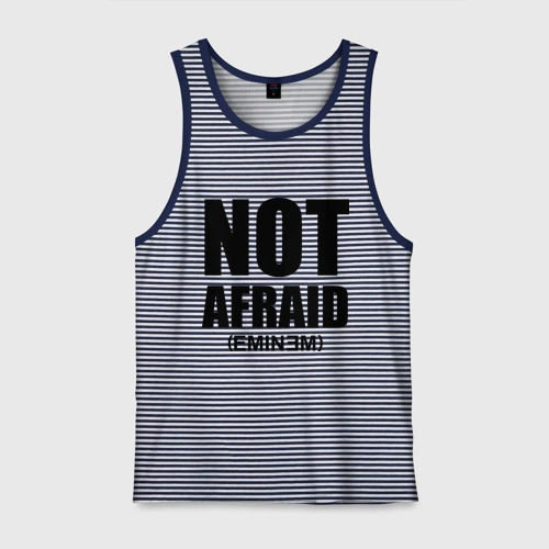 Мужская майка хлопок Not Afraid