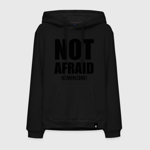 Мужская толстовка хлопок Not Afraid, цвет черный