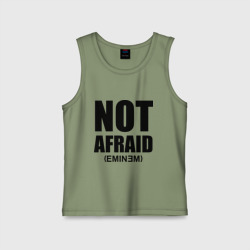 Детская майка хлопок Not Afraid