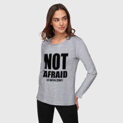 Женский лонгслив хлопок Not Afraid - фото 2