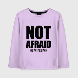Детский лонгслив хлопок Not Afraid