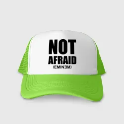 Кепка тракер с сеткой Not Afraid