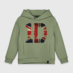 Детское худи Oversize хлопок 1D British flag