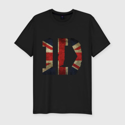 Мужская футболка хлопок Slim 1D British flag