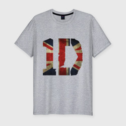 Мужская футболка хлопок Slim 1D British flag