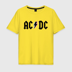 Мужская футболка хлопок Oversize ACDC