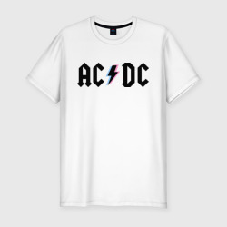 Мужская футболка хлопок Slim ACDC