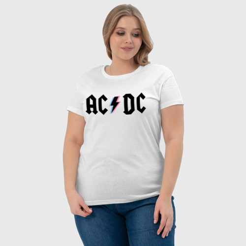 Женская футболка хлопок ACDC - фото 6