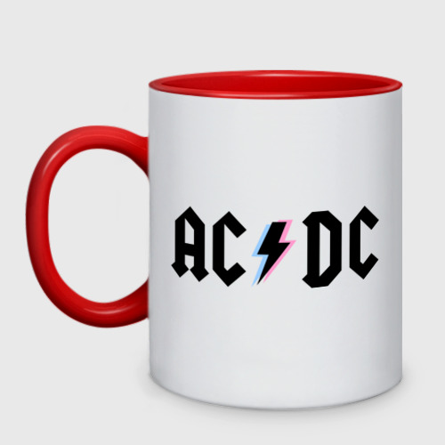 Кружка двухцветная ACDC