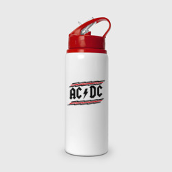 Бутылка для воды с трубочкой ACDC