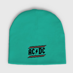 Женская шапка демисезонная ACDC