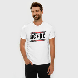 Мужская футболка хлопок Slim ACDC - фото 2