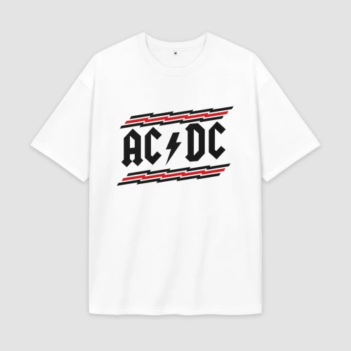 Мужская футболка Oversize хлопок premium ACDC