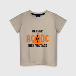 Детская футболка хлопок Adcd high voltage