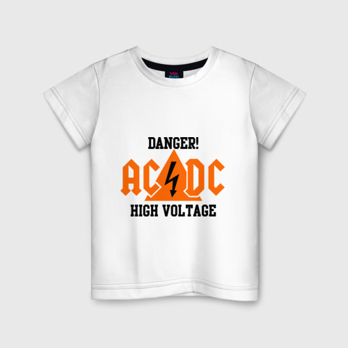 Детская футболка хлопок Adcd high voltage