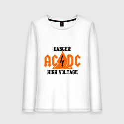 Женский лонгслив хлопок Adcd high voltage