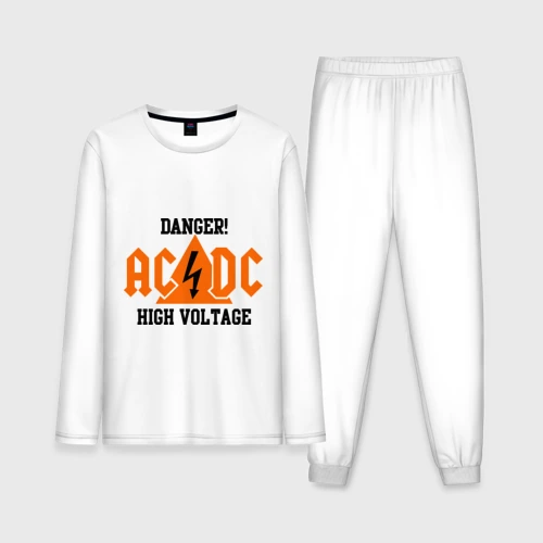 Мужская пижама с лонгсливом хлопок Adcd high voltage