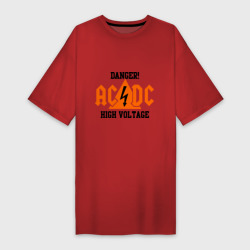 Платье-футболка хлопок Adcd high voltage