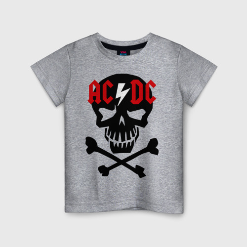 Детская Футболка ACDC skull (хлопок)