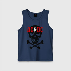 Детская майка хлопок ACDC skull