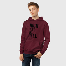 Детская толстовка хлопок High way to hell - фото 2