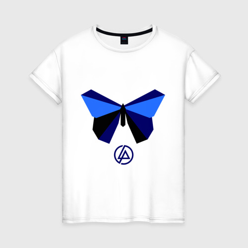 Женская футболка хлопок Linkin Park, цвет белый