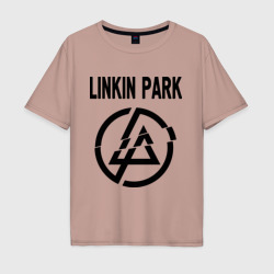 Мужская футболка хлопок Oversize Linkin Park