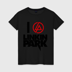 Женская футболка хлопок Linkin Park