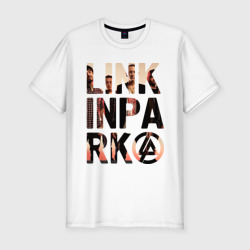 Мужская футболка хлопок Slim Linkin Park