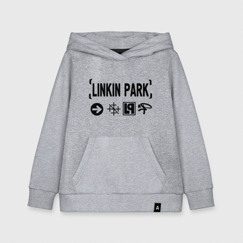 Детская толстовка хлопок с принтом Linkin Park, вид спереди #2