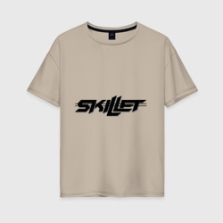 Женская футболка хлопок Oversize Skillet