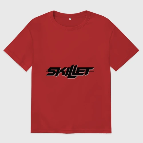 Мужская футболка хлопок Oversize Skillet
