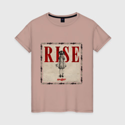 Женская футболка хлопок Rise Skillet