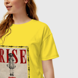 Женская футболка хлопок Oversize Rise Skillet - фото 2