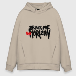 Мужское худи Oversize хлопок Bring me the horizon