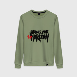 Женский свитшот хлопок Bring me the horizon