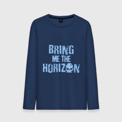 Мужской лонгслив хлопок Bring me the horizon череп