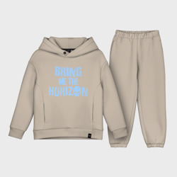 Детский костюм хлопок Oversize Bring me the horizon череп