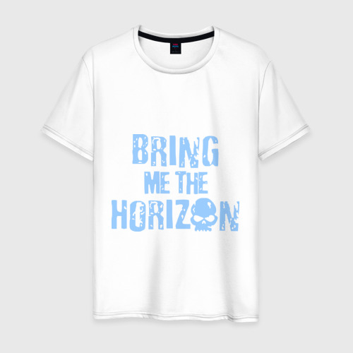 Мужская футболка хлопок Bring me the horizon череп