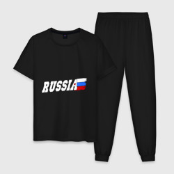 Мужская пижама хлопок Russia Россия