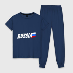 Женская пижама хлопок Russia Россия
